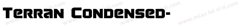 Terran Condensed字体转换